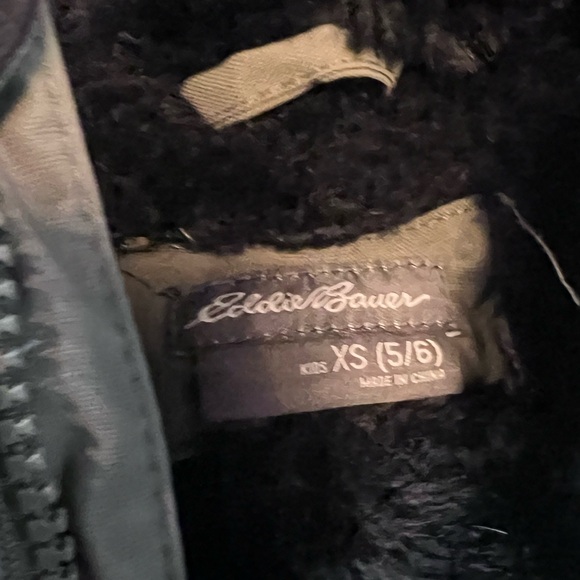 Kids Eddie Bauer Down Parka, sz 5/6 - Picture 4 of 4